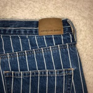 American Eagle Outfitters striped mom jeans size 2